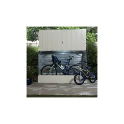 Abri à Vélos En Métal 1750L Anthracite 1,74m² + Kit D'ancrage TRIMETALS -Jardin Fournitures Rabais abri a velos en metal 1750l anthracite 174m trimetals 2