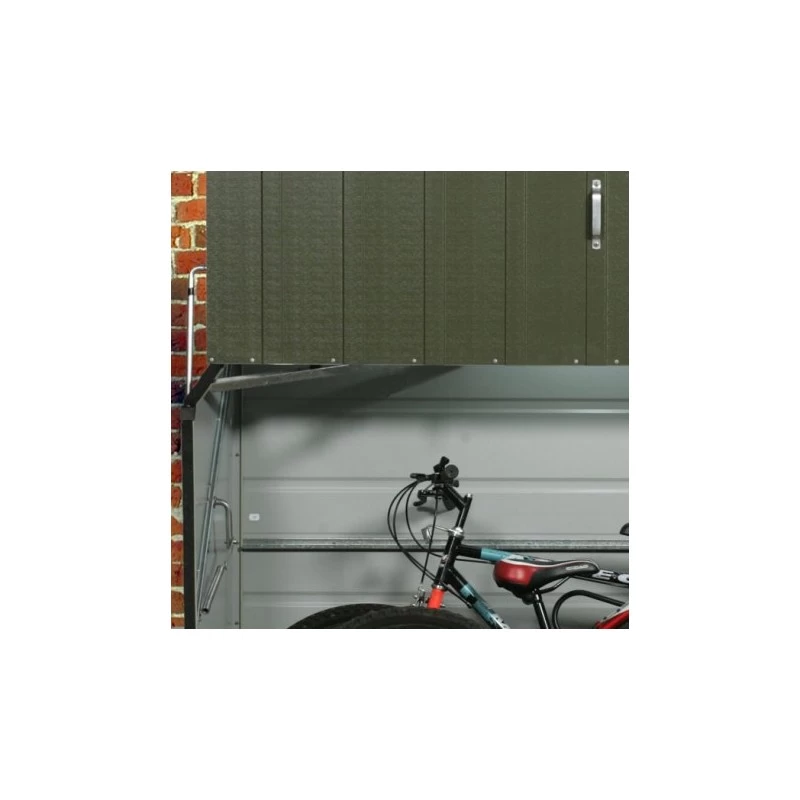 Abri à Vélos En Métal 1750L Vert 1,74m² + Kit D'ancrage TRIMETALS 5 Abri à Vélos En Métal 1750L Vert 1,74m² + Kit D'ancrage TRIMETALS – Image 5
