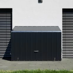 Abri à Vélos En Métal Sesame 1500L Anthracite 1,41m² TRIMETALS 8 Abri à Vélos En Métal Sesame 1500L Anthracite 1,41m² TRIMETALS -Jardin Fournitures Rabais abri a velos en metal sesame 1500l anthracite 141m trimetals 2