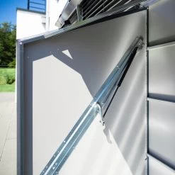 Abri à Vélos En Métal Sesame 1500L Anthracite 1,41m² TRIMETALS 10 Abri à Vélos En Métal Sesame 1500L Anthracite 1,41m² TRIMETALS -Jardin Fournitures Rabais abri a velos en metal sesame 1500l anthracite 141m trimetals 4