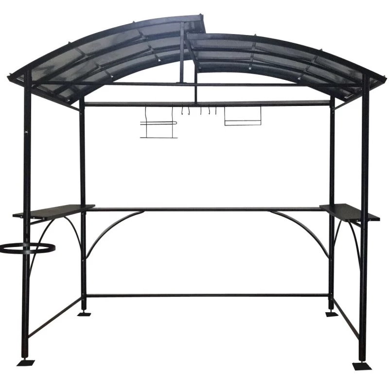 Abri Barbecue Autoportant 3,94m² Double Toit En Acier Galvanisé HABRITA 3 Abri Barbecue Autoportant 3,94m² Double Toit En Acier Galvanisé HABRITA – Image 3