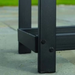 Abri Bûches En Acier Et Polyester 300D Capacité 1m³ Noir - ShelterLogic -Jardin Fournitures Rabais abri buches en acier et polyester 300d capacite 1m noir shelterlogic 2