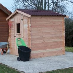 Abri En Douglas DALIA 4,71m² En Madriers 20mm - HABRITA -Jardin Fournitures Rabais abri dalia 482m en madriers douglas 20mm sans plancher habrita 1 5