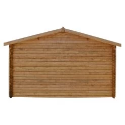 Abri En Bois Massif 12m² PLUS 28mm Traité Teinté Marron Gardy Shelter -Jardin Fournitures Rabais abri de jardin 12m en bois massif autoclave teinte marron madriers 28mm gardy shelter 5