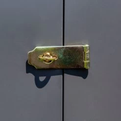 Abri De Jardin 2,4m² Adossé En Acier Galvanisé Anthracite Spacemaker -Jardin Fournitures Rabais abri de jardin 24m adosse en acier galvanise anthracite spacemaker 4