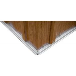 Abri De Jardin 4,26m² Toit Double Pente En Acier Galvanisé Aspect Bois Spacemaker -Jardin Fournitures Rabais abri de jardin 426m toit double pente en acier galvanise aspect bois spacemaker 2