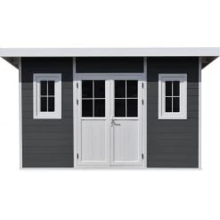 Abri De Jardin En Bois Composite 28mm Anthracite 14,90m² PREMIUM Toit Plat - Woodlife Garden 8 Abri De Jardin En Bois Composite 28mm Anthracite 14,90m² PREMIUM Toit Plat - Woodlife Garden -Jardin Fournitures Rabais abri de jardin en bois composite 28mm anthracite 1490m premium toit plat woodlife garden 2