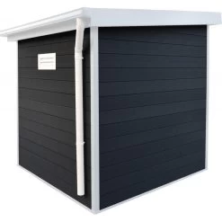 Abri De Jardin En Bois Composite 28mm Anthracite 4,41m² PREMIUM Toit Plat - Woodlife Garden 8 Abri De Jardin En Bois Composite 28mm Anthracite 4,41m² PREMIUM Toit Plat - Woodlife Garden -Jardin Fournitures Rabais abri de jardin en bois composite 28mm anthracite 441m premium toit plat woodlife garden 2