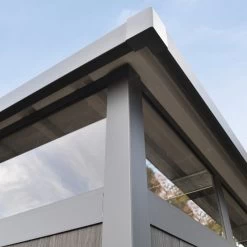 Abri De Jardin En Bois Composite 28mm Anthracite 5,28m² GORDON Skylight - Woodlife Garden -Jardin Fournitures Rabais abri de jardin en bois composite 28mm anthracite 528m gordon skylight woodlife garden 5