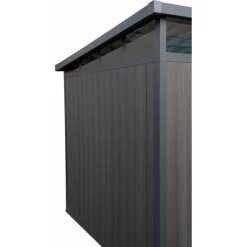 Abri De Jardin En Bois Composite 28mm Anthracite 5,28m² WINSTON Skylight - Woodlife Garden 9 Abri De Jardin En Bois Composite 28mm Anthracite 5,28m² WINSTON Skylight - Woodlife Garden -Jardin Fournitures Rabais abri de jardin en bois composite 28mm anthracite 528m winston skylight woodlife garden 3