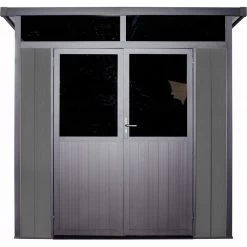 Abri De Jardin En Bois Composite 28mm Anthracite 5,28m² WINSTON Skylight - Woodlife Garden 10 Abri De Jardin En Bois Composite 28mm Anthracite 5,28m² WINSTON Skylight - Woodlife Garden -Jardin Fournitures Rabais abri de jardin en bois composite 28mm anthracite 528m winston skylight woodlife garden 4