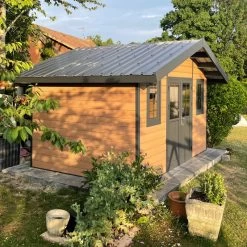 Jardin Fournitures Rabais -Jardin Fournitures Rabais abri de jardin en bois composite 28mm aspect bois 1071m premium woodlife garden 1