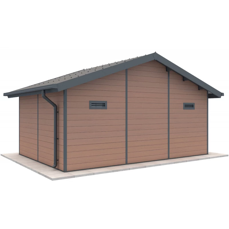 Abri De Jardin En Bois Composite 28mm Aspect Bois 19,22m² PREMIUM - Woodlife Garden 3 Abri De Jardin En Bois Composite 28mm Aspect Bois 19,22m² PREMIUM - Woodlife Garden – Image 3
