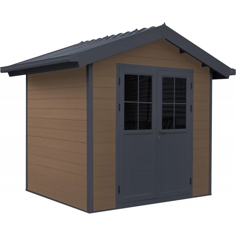 Abri De Jardin En Bois Composite 28mm Aspect Bois 4,77m² PREMIUM - Woodlife Garden 2 Abri De Jardin En Bois Composite 28mm Aspect Bois 4,77m² PREMIUM - Woodlife Garden – Image 2