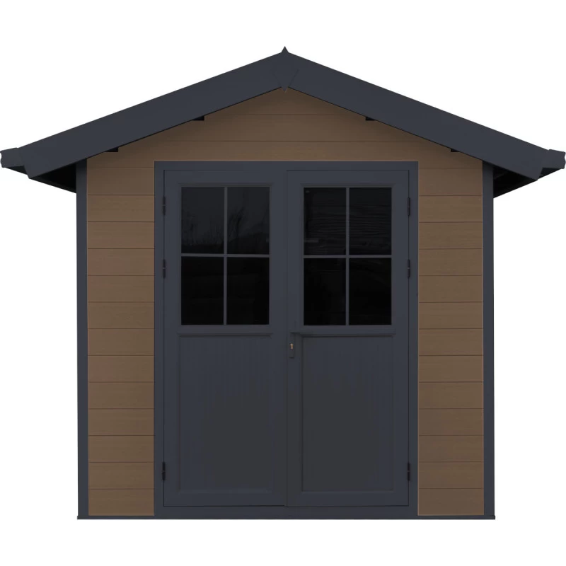 Abri De Jardin En Bois Composite 28mm Aspect Bois 4,77m² PREMIUM - Woodlife Garden 3 Abri De Jardin En Bois Composite 28mm Aspect Bois 4,77m² PREMIUM - Woodlife Garden – Image 3