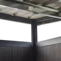 Abri De Jardin En Bois Composite 28mm Aspect Bois 6,69m² GORDON Skylight - Woodlife Garden -Jardin Fournitures Rabais abri de jardin en bois composite 28mm aspect bois 669m gordon skylight woodlife garden 5