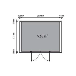 Abri De Jardin En Bois Composite 28mm Aspect Bois 6,69m² WINSTON Skylight - Woodlife Garden -Jardin Fournitures Rabais abri de jardin en bois composite 28mm aspect bois 669m winston skylight woodlife garden 2