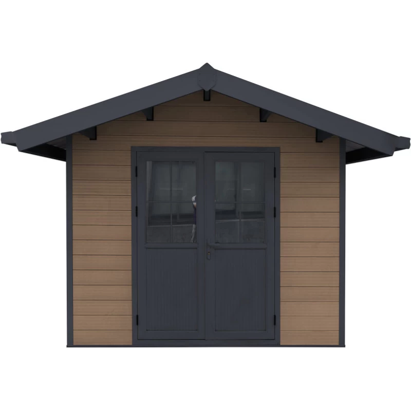 Abri De Jardin En Bois Composite 28mm Aspect Bois 7,78m² PREMIUM - Woodlife Garden 3 Abri De Jardin En Bois Composite 28mm Aspect Bois 7,78m² PREMIUM - Woodlife Garden – Image 3