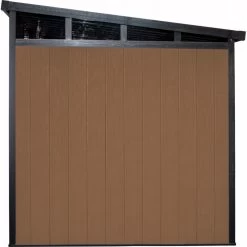 Abri De Jardin En Bois Composite 28mm Aspect Bois 8,09m² WINSTON Skylight - Woodlife Garden -Jardin Fournitures Rabais abri de jardin en bois composite 28mm aspect bois 809m winston skylight woodlife garden 4