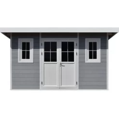 Abri De Jardin En Bois Composite 28mm Gris Clair 12m² PREMIUM Toit Plat - Woodlife Garden 9 Abri De Jardin En Bois Composite 28mm Gris Clair 12m² PREMIUM Toit Plat - Woodlife Garden -Jardin Fournitures Rabais abri de jardin en bois composite 28mm gris clair 12m premium toit plat woodlife garden 3