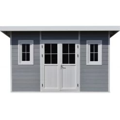 Abri De Jardin En Bois Composite 28mm Gris Clair 14,90m² PREMIUM Toit Plat - Woodlife Garden 9 Abri De Jardin En Bois Composite 28mm Gris Clair 14,90m² PREMIUM Toit Plat - Woodlife Garden -Jardin Fournitures Rabais abri de jardin en bois composite 28mm gris clair 1490m premium toit plat woodlife garden 3