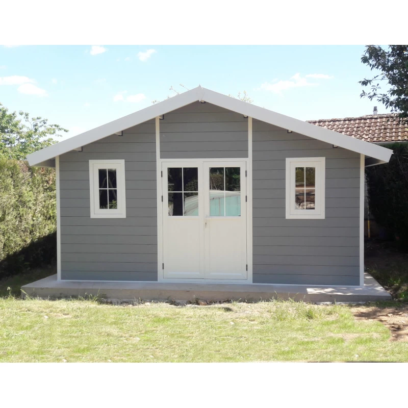 Abri De Jardin En Bois Composite 28mm Gris Clair 19,22m² PREMIUM - Woodlife Garden 2 Abri De Jardin En Bois Composite 28mm Gris Clair 19,22m² PREMIUM - Woodlife Garden – Image 2