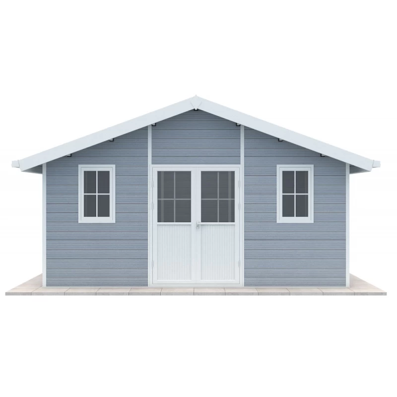 Abri De Jardin En Bois Composite 28mm Gris Clair 19,22m² PREMIUM - Woodlife Garden 4 Abri De Jardin En Bois Composite 28mm Gris Clair 19,22m² PREMIUM - Woodlife Garden – Image 4