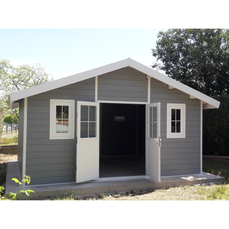Abri De Jardin En Bois Composite 28mm Gris Clair 19,22m² PREMIUM - Woodlife Garden 1 Abri De Jardin En Bois Composite 28mm Gris Clair 19,22m² PREMIUM - Woodlife Garden