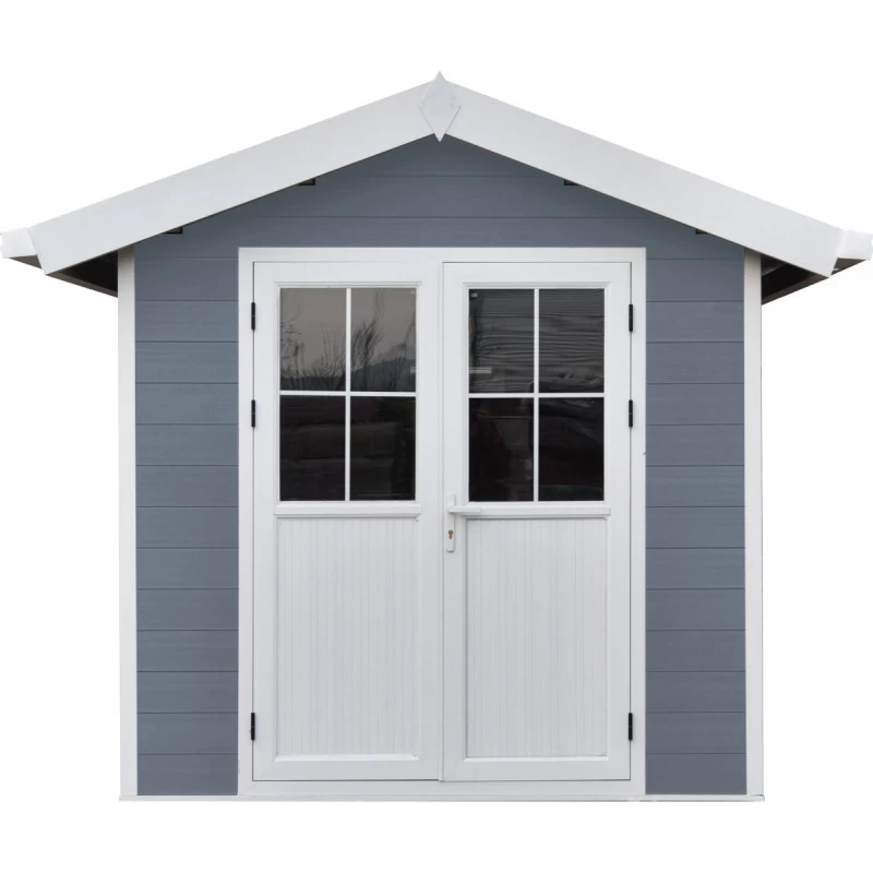 Abri De Jardin En Bois Composite 28mm Gris Clair 4,77m² PREMIUM - Woodlife Garden 2 Abri De Jardin En Bois Composite 28mm Gris Clair 4,77m² PREMIUM - Woodlife Garden – Image 2