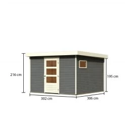 Abri De Jardin En Bois Gris Terre 9,24m² Freiburg 6 - Karibu 9 Abri De Jardin En Bois Gris Terre 9,24m² Freiburg 6 - Karibu -Jardin Fournitures Rabais abri de jardin en bois gris terre 924m freiburg 6 karibu 3