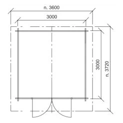 Abri De Jardin En Bois Massif 28mm Hilla 9m² + Plancher - Luoman -Jardin Fournitures Rabais abri de jardin en bois massif 28mm hilla 9m plancher luoman 2