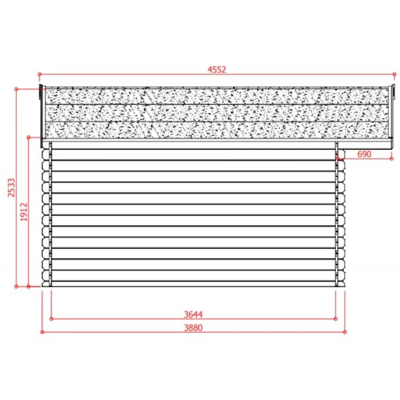 Abri De Jardin En Bois Massif 28mm ZÜRICH Avec Double Porte 19,71m² - SOLID 4 Abri De Jardin En Bois Massif 28mm ZÜRICH Avec Double Porte 19,71m² - SOLID – Image 4