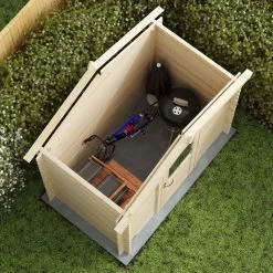 Abri De Jardin En Bois Massif 3,7m² VICTORIA – Madriers 19mm – Forest Style -Jardin Fournitures Rabais abri de jardin en bois massif 37m victoria madriers 19mm forest style 3