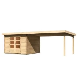 Abri De Jardin En Bois Massif 8,82m² Bastrup 5 Avec Appentis 400cm – Karibu 9 Abri De Jardin En Bois Massif 8,82m² Bastrup 5 Avec Appentis 400cm – Karibu -Jardin Fournitures Rabais abri de jardin en bois massif 882m bastrup 5 avec appentis 400cm woodfeeling 3