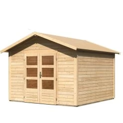 Abri De Jardin En Bois Massif 9,24m² Talkau 8 – Karibu -Jardin Fournitures Rabais abri de jardin en bois massif 924m talkau 8 woodfeeling 3