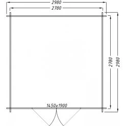 Abri De Jardin En Bois Massif 9m² PLUS - Madriers 28mm Gardy Shelter -Jardin Fournitures Rabais abri de jardin en bois massif 9m plus madriers 28mm gardy shelter 3