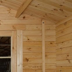 Abri De Jardin En Bois Massif 9m² PLUS - Madriers 28mm Gardy Shelter -Jardin Fournitures Rabais abri de jardin en bois massif 9m plus madriers 28mm gardy shelter 4