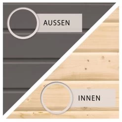 Abri De Jardin En Bois Massif Gris Terre 4,16m² Kandern 1 – WoodFeeling -Jardin Fournitures Rabais abri de jardin en bois massif gris terre 416m kandern 1 woodfeeling 3