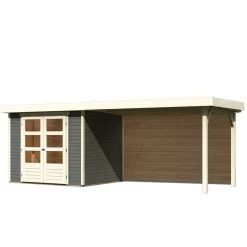Abri De Jardin En Bois Massif Gris Terre 5,25m² Askola 3 Avec Appentis 280cm Et Paroi Arrière – Karibu 8 Abri De Jardin En Bois Massif Gris Terre 5,25m² Askola 3 Avec Appentis 280cm Et Paroi Arrière – Karibu -Jardin Fournitures Rabais abri de jardin en bois massif gris terre 525m askola 3 avec appentis 280cm et paroi arriere woodfeeling 2