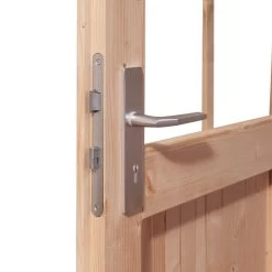 Abri De Jardin En Bois Massif Gris Terre 8,88m² Kastorf 7 Avec Appentis 320cm Et Paroi Arrière – Karibu -Jardin Fournitures Rabais abri de jardin en bois massif gris terre 888m kastorf 7 avec appentis 320cm et paroi arriere karibu 4