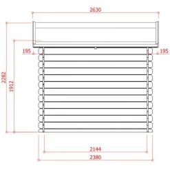 Abri De Jardin En Bois Traité Autoclave 28mm 7,09m² Toit Berceau SOLID -Jardin Fournitures Rabais abri de jardin en bois traite autoclave 28mm 709m toit berceau solid 3