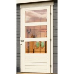 Abri De Jardin En Bois Gris Terre 4,62m² Freiburg 2 Avec Appentis De 2,40 M - Karibu -Jardin Fournitures Rabais abri de jardin en boisgris terre 462m freiburg 2 avec appentis de 240 m karibu 5