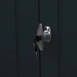 Abri De Jardin En Métal Anthracite 3,92m² + Kit D'ancrage + Kit De Fondation DURAMAX -Jardin Fournitures Rabais abri de jardin en metal anthracite 392m duramax kit d ancrage kit de fondation 5