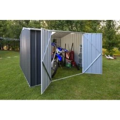 Abri De Jardin En Métal Colorbond Gris Ardoise 11,25m² EASYSHED -Jardin Fournitures Rabais abri de jardin en metal colorbond gris ardoise 1125m easyshed 3