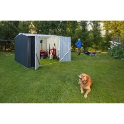 Abri De Jardin En Métal Colorbond Gris Ardoise 11,25m² EASYSHED -Jardin Fournitures Rabais abri de jardin en metal colorbond gris ardoise 1125m easyshed 5
