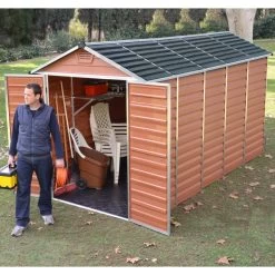 Abri De Jardin En Polycarbonate 6,59m² Skylight Amber - Palram - Canopia 8 Abri De Jardin En Polycarbonate 6,59m² Skylight Amber - Palram - Canopia -Jardin Fournitures Rabais abri de jardin en polycarbonate 659m skylight amber palram 2