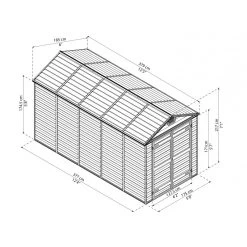 Abri De Jardin En Polycarbonate 6,59m² Skylight Amber - Palram - Canopia 10 Abri De Jardin En Polycarbonate 6,59m² Skylight Amber - Palram - Canopia -Jardin Fournitures Rabais abri de jardin en polycarbonate 659m skylight amber palram 4