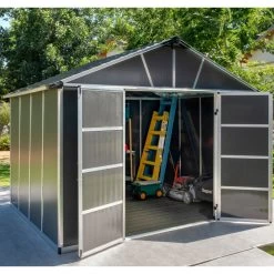 Abri De Jardin En Polycarbonate 7,9m² Avec Plancher YUKON - Palram - Canopia