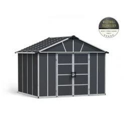 Abri De Jardin En Polycarbonate 7,9m² Avec Plancher YUKON - Palram - Canopia -Jardin Fournitures Rabais abri de jardin en polycarbonate 79m avec plancher yukon palram 3