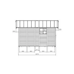 Abri De Jardin En PVC 11,2m² DECO Rouge Et Blanc Grosfillex + Kit Ancrage Offert -Jardin Fournitures Rabais abri de jardin en pvc 112m deco rouge et blanc grosfillex 5